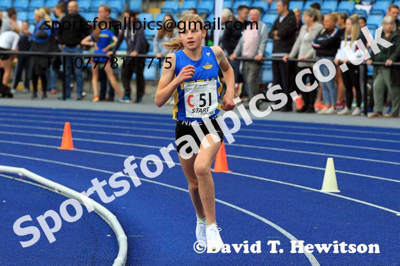 Girls under-13s 2022 Northern Road Relays, SportsCity, Manchester. Photo: David T. Hewitson/Sports for All Pics